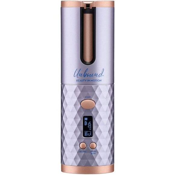 Unbound Cordless Auto Curler - Rechargeable Auto Curler For Curls or Waves - Picture 1 of 7